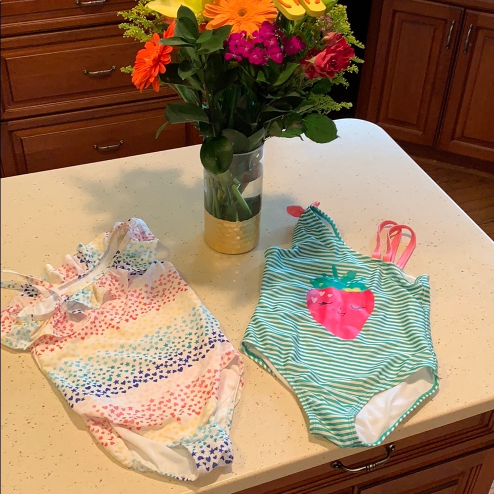 Gymboree One Shoulder Lot of Two Bathing Suits